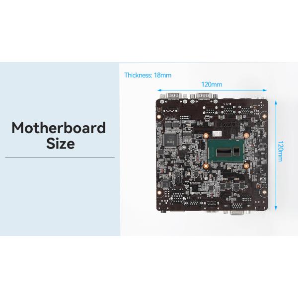 Процессоры серии Intel мини-материнская плата с двойной RJ45 LAN и DDR3L до 8G