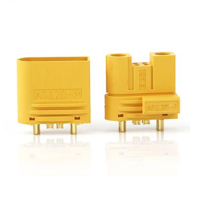 Les connecteurs de batterie en laiton d'AS120 RC branchent l'or de Multiscene plaqué