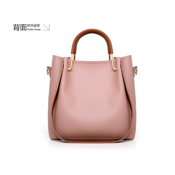 2022 Fashionable 4 Pcs Set of PU Leather Lady Shoulder Bag for Daily School Life