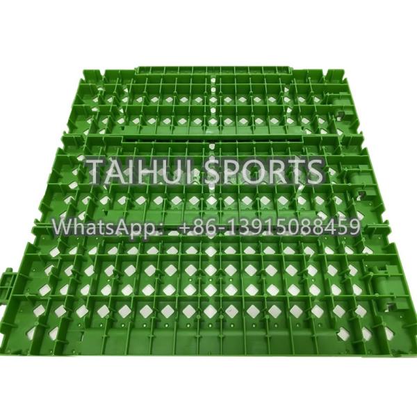 Interlocking Synthetic Belt Shock Pad Perfect Drainage Design For Basketball Court And Table Tennis Floor