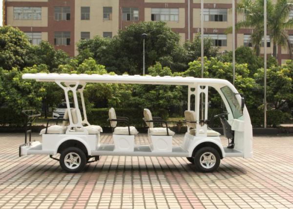Long Range Sightseeing Car 72V AC System 15 Passenger Mini Bus 4 Wheel Electric Vehicle