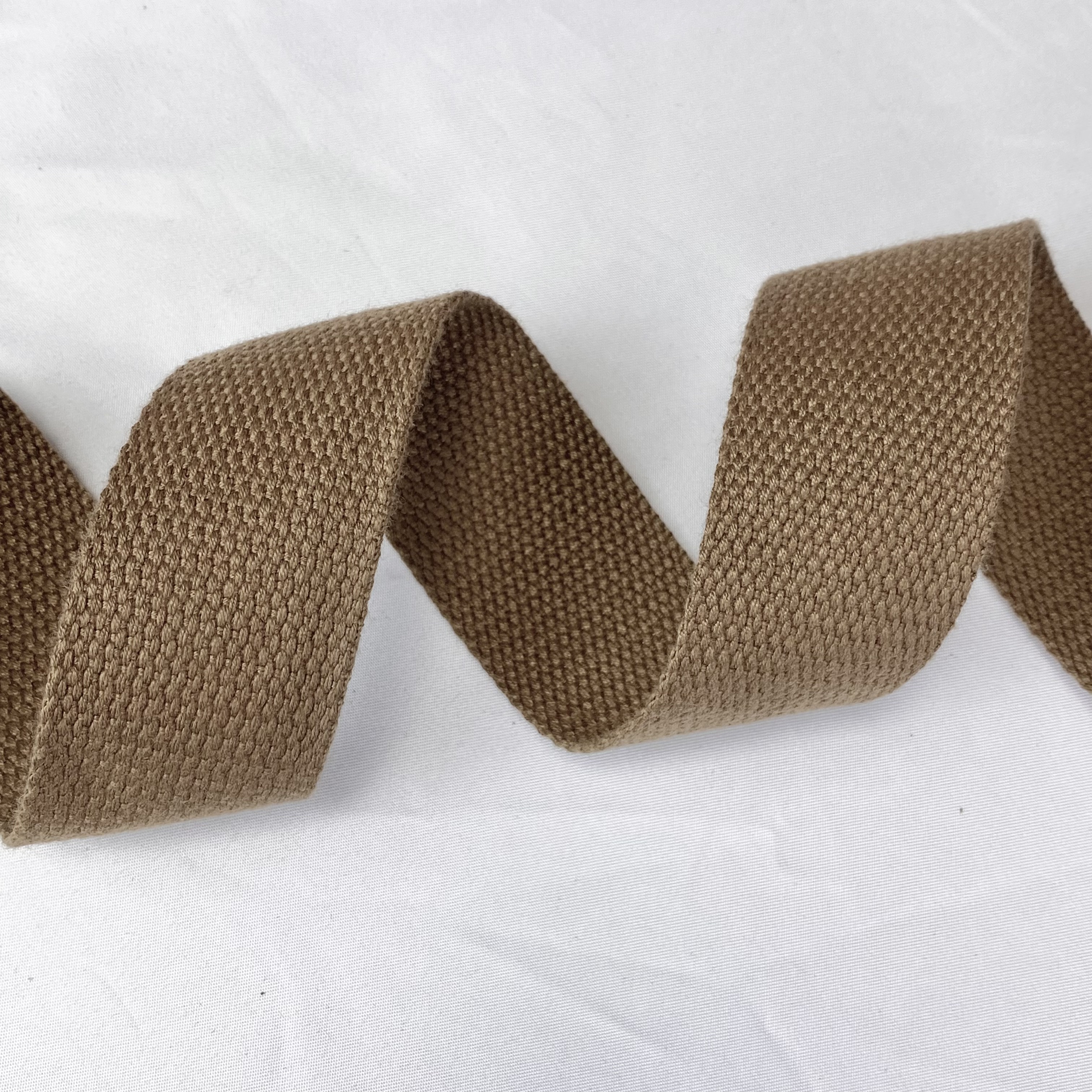 Soft bead Polyester-cotton webbing in a variety of colors Dupont Tote bag strap Textiles