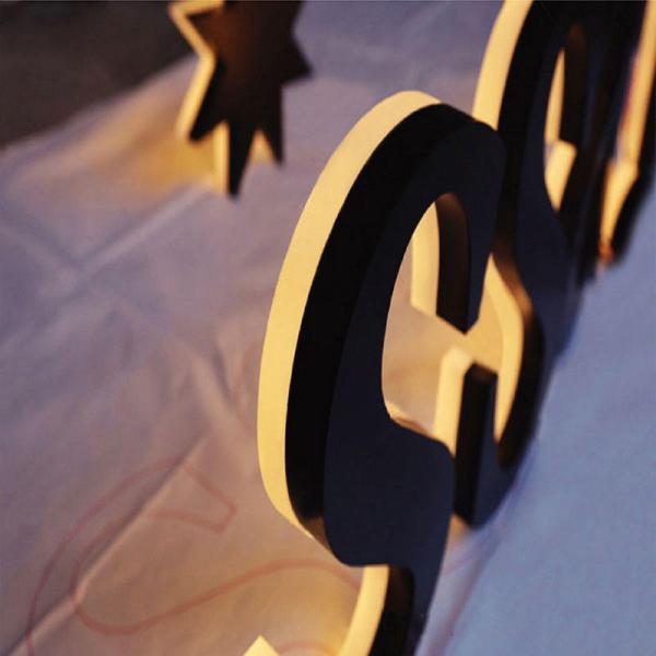 Acrylic Character 3D Three-Dimensional Signage Company Logo Background Wall Stickers 3D LED Billboards