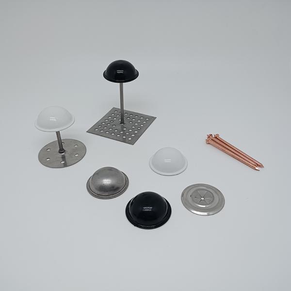 22mm Aluminum Insulation Dome Caps Wall Rock Wool Capped Starlock Washers