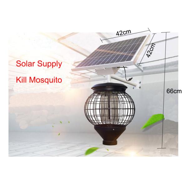 Solar Lantern Mosquito Killer Lamp Outdoor Courtyard Waterproof Orchard Insect Killer Farm Fly Killer With Pole