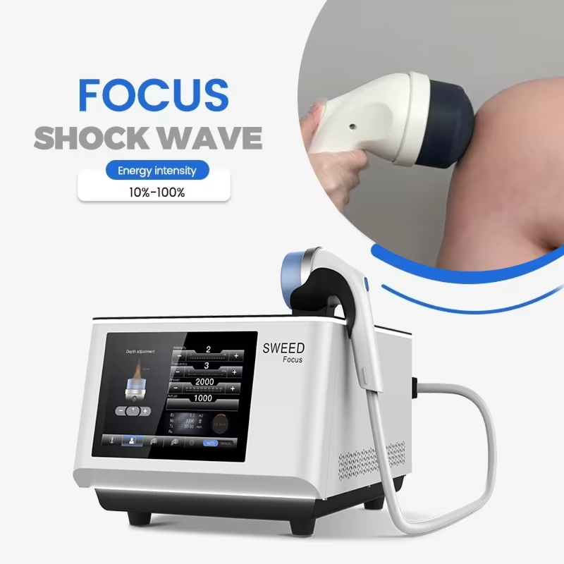 10.1Inch Screen 6 Bar Cellulite Reduction ED Therapy Focused Shockwave Therapy Machine