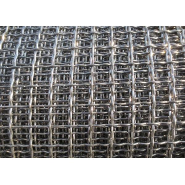 Diameter 4.0mm woven  Stainless Steel Crimped Wire Mesh 1.22m Width