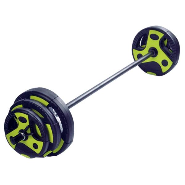Rubber PVC Weight Lifting Dumbbell Plastic Coated Cement 20kgs