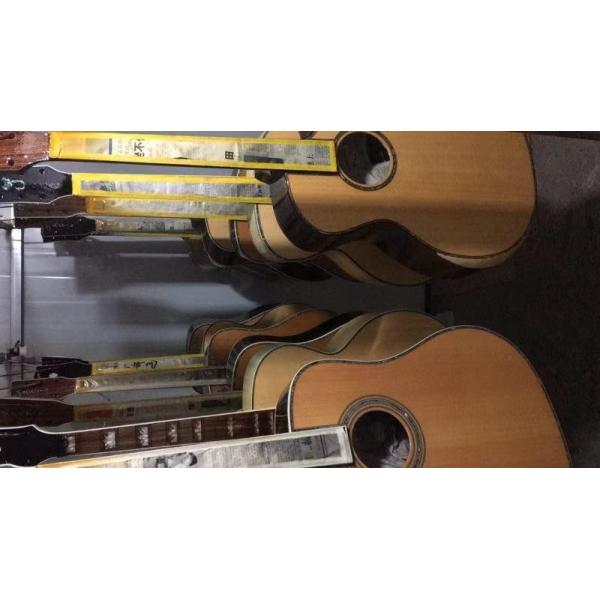 Custom 12 Strings Solid Spruce Top 41 Inch Dreadnought Deluxe Abalone Binding Acoustic Guitar Umbrella Logo on Headstock