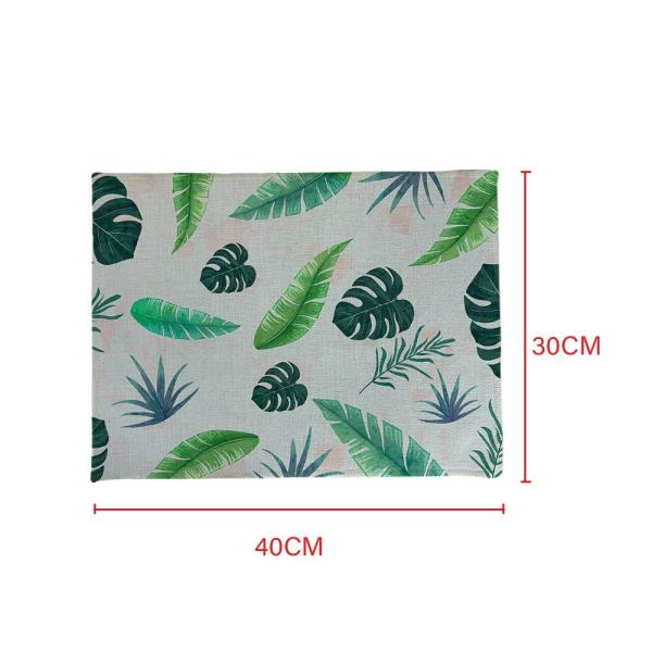 Double Sided Sublimation Blank Linen Table Mat For Sublimation Photo Printing