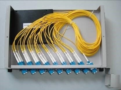 FTTx Frame Type Fiber Optic Splitter PLC 1:N 2:N With SC UPC Connectors