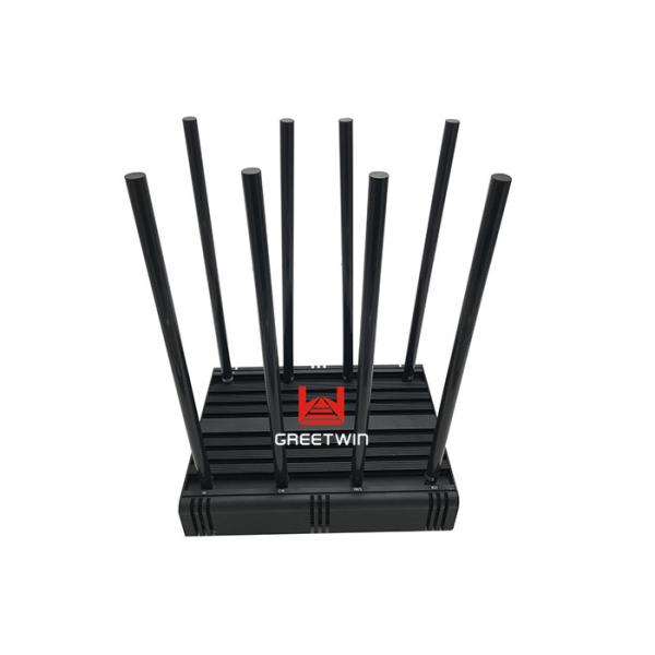 8 Antennas Desktop GSM DCS 3G 4G WIFI Cell Phone Signal Jammer Suit for Europe