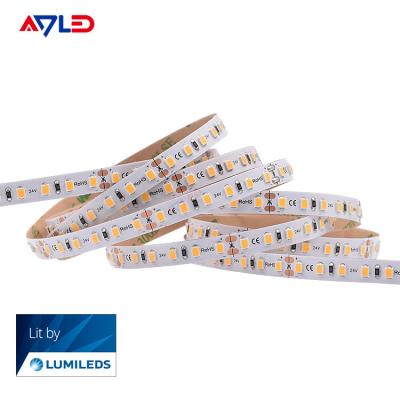 luzes de tira altas DC12V do diodo emissor de luz do CRI de 2700K IP68 Lumileds