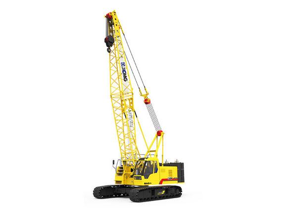 XCMG Hydraulic Crawler Crane Main Boom Length 52m And Fixed Jib Length 16m
