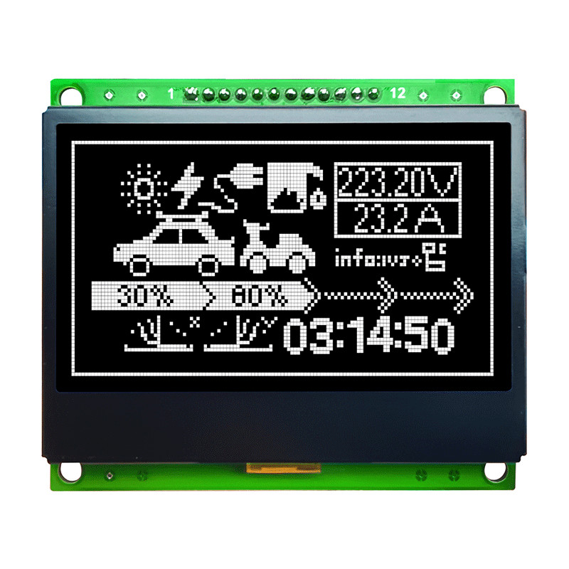 дисплей модуля FSTN LCD УДАРА 128X64 графический с отрицательным напряжением тока