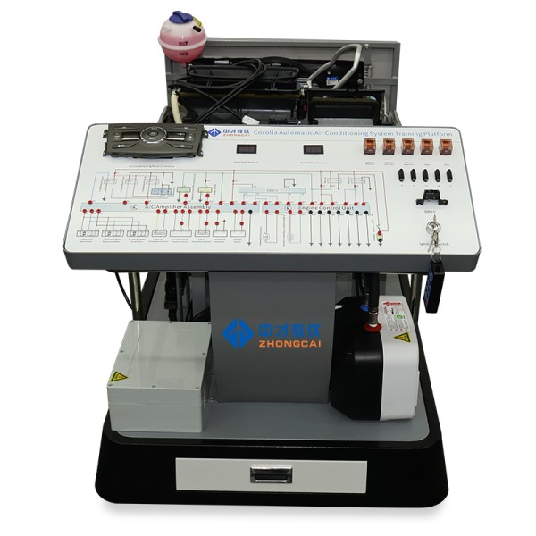 Automotive Air Conditioning Training Equipment for Vehicle HVAC Teaching with Automatic Electronic Control System