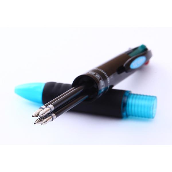 OEM/ODM Acceptable 4 Color 0.7mm Plastic Transparent Shuttle Pens for Office Writing
