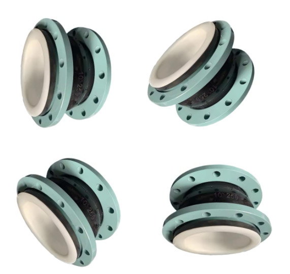 PTFE Rubber Pipe Joint DN32mm-DN1200mm Rubber Bellows Expansion Joints