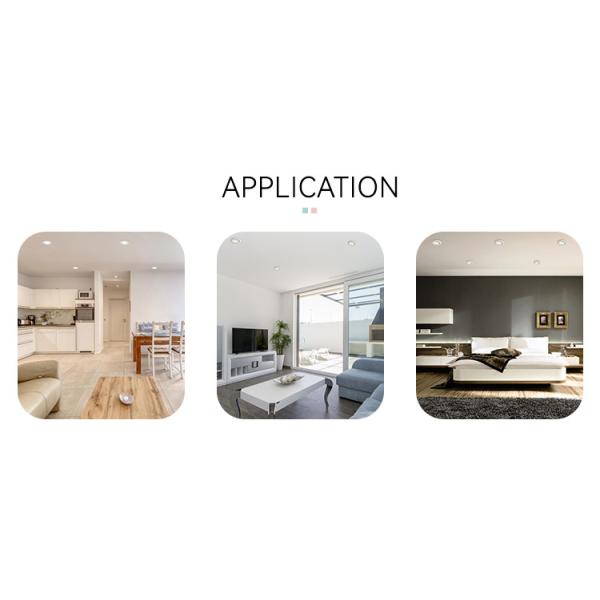 MR16 Waterproof Recessed Light Housing Cutout 68mm Anti Glare Angle Adjustable