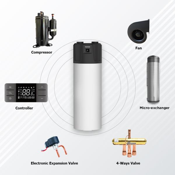 Тепловой насос хладоагента 32KW жилой Monoblock R410A с инвертором DC