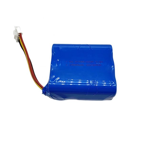 21700 Size 15Ah Capacity 7.2V Voltage Rechargeable Lithium Battery Pack for Toys