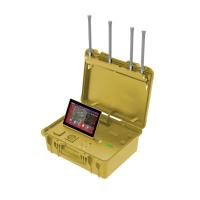 Detector de drones portátil em veículo em carro Detecção de drones em banda de frequência completa