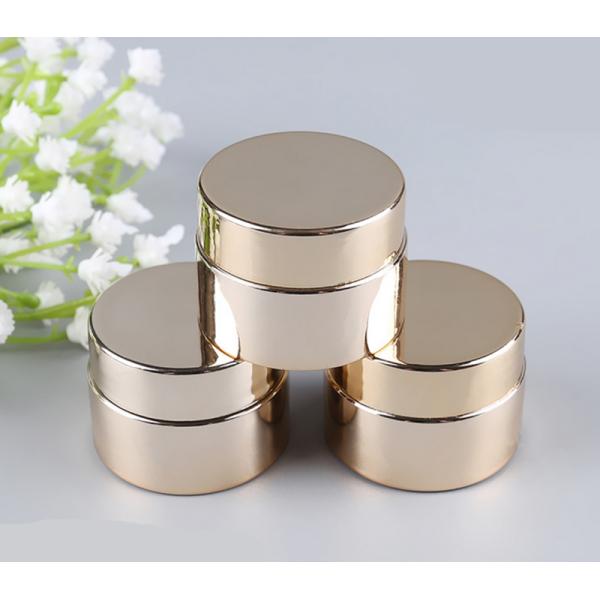 A cara UV do ouro desnata o frasco frascos plásticos de 8 onças com tampas do ouro