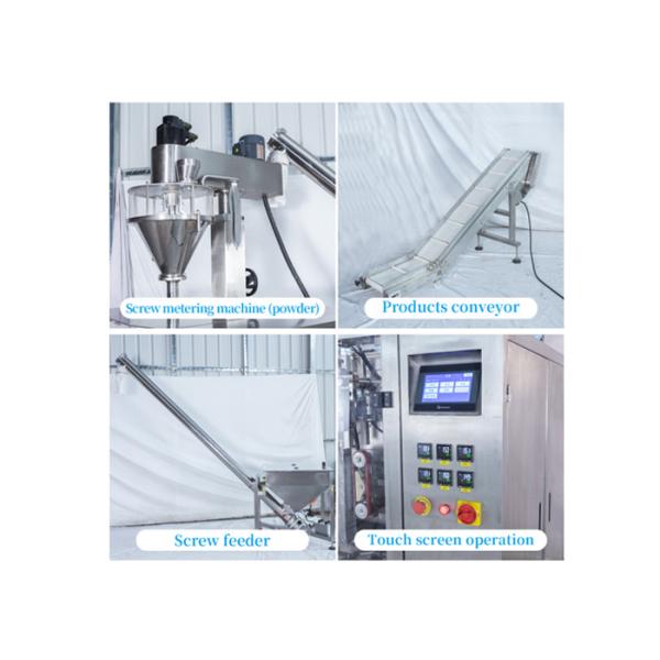 Stainless Steel 1kg Automatic Packing Machine 3KW Wheat Flour Packaging Machine
