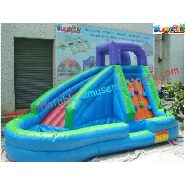 Скольжения воды детей напольные раздувные, миниое скольжение бассеина воды