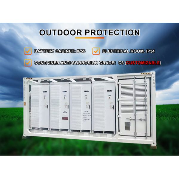Container BESS Solar Battery Energy Storage Lithium System 1MWH LifePO4 Battery Energy Storage System Container