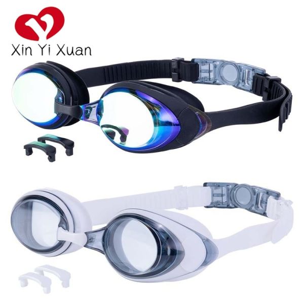 New model adult-sized mask for snorkeling with silicone swimming glasses. Customized by overseas manufacturers for high-definition anti-fog swimming goggles.