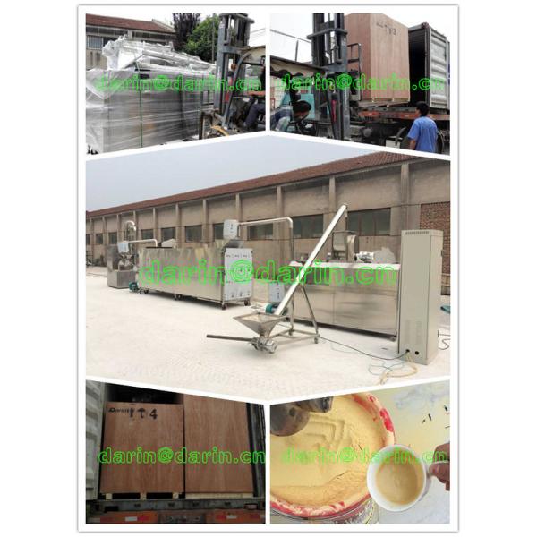 Máquina de aço inoxidável da extrusora do alimento do pó da nutrição com a extrusora de parafuso dois