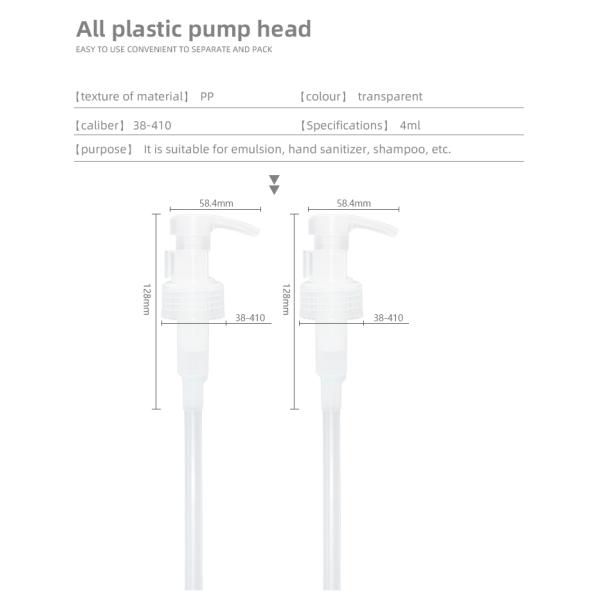 38-410 PP Monopolymer Lotion Pump Dispenser 4cc Dosage