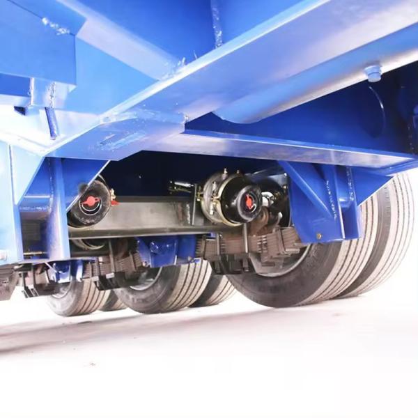 Mac Pherson Type 3 Axles 20FT 40FT Flatbed Semi Container Truck Tralier Sale 2024
