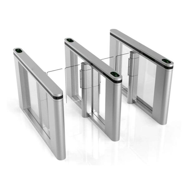 Swing Arm Flap Barrier Gate 304 Stainlees Steel Access Control 2 Years Warranty
