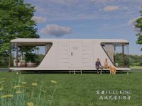 Maison isolée imperméable à l'eau imperméable au feu Capsule spatiale Maison avec matériaux et construction
