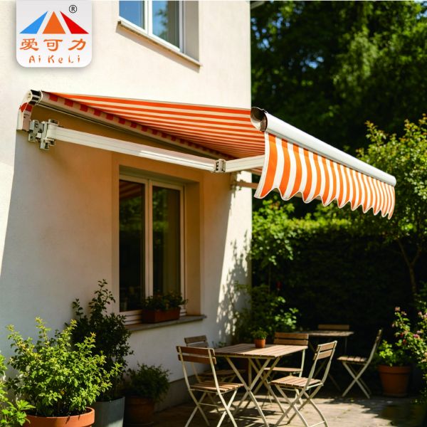 Heavy Duty Wind Resistant Aluminum Alloy Awning Accessories with UV50+ Protection for Outdoor Awnings