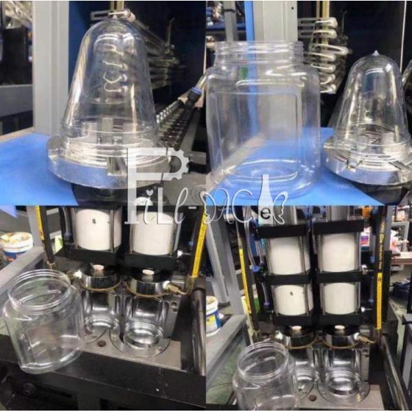 Semi автоматическая полость шеи 2 машины прессформы 180mm дуновения 500BPH широкая для бутылки ЛЮБИМЦА