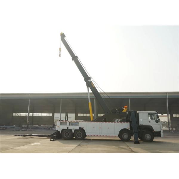 Heavy Duty Wrecker Tow Truck 8x4 12 Wheels 371hp 50tons 50T For Road Rescue