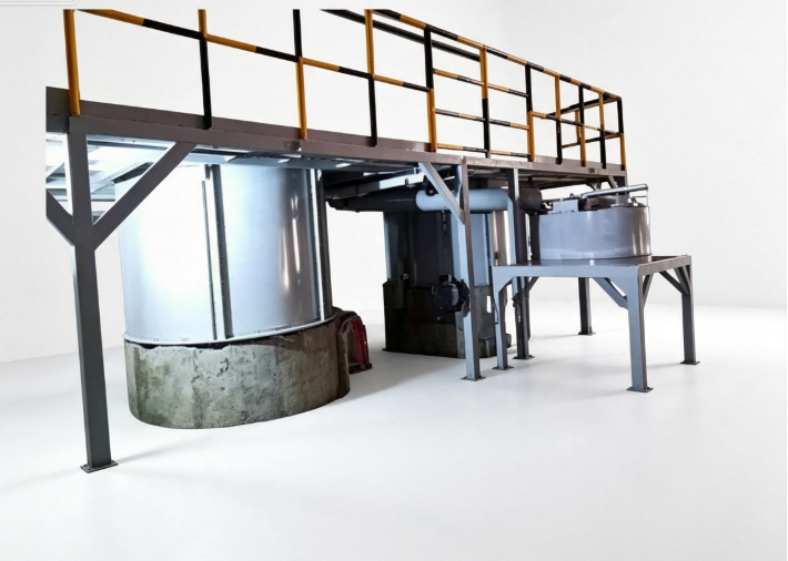 Versatile Custom Built Industrial Lead Smelting Furnace With PLC Regulation