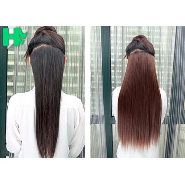 100% Synthetic Hair Extensions Long Straight Wave Blonde Color For Adults