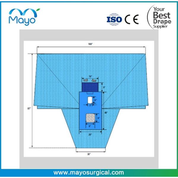 Medical Supplier Surgical Cystoscopy Drape With Attached Leggings