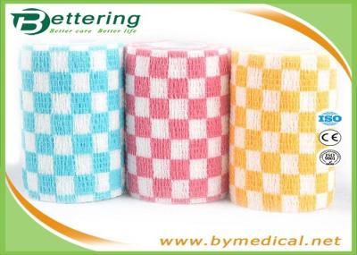 Colored Self Adhering Elastic Cohesive Bandage Coflex Tape No Stimulation