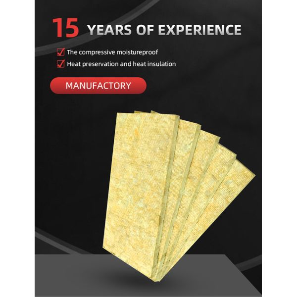 Thermal Slab Rock Wool Board Fireproof Soundproof For Wall Roof Ceiling