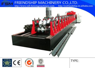 Gearbox Driven Two Waves Guardrail Roll Forming Machine Used 3 MM Thickness Steel