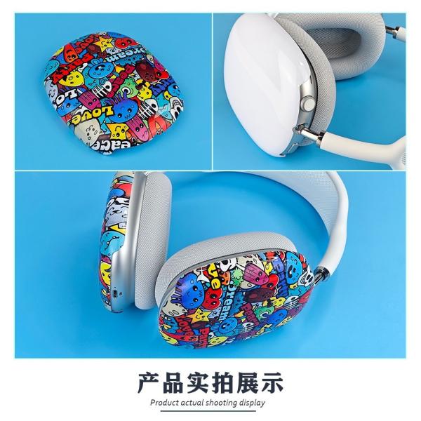 For Airpods Max Sublimation Blank Coated PC Case Custom 3D Printing Anti-Scratch Protective Sublimation Headphone Cover