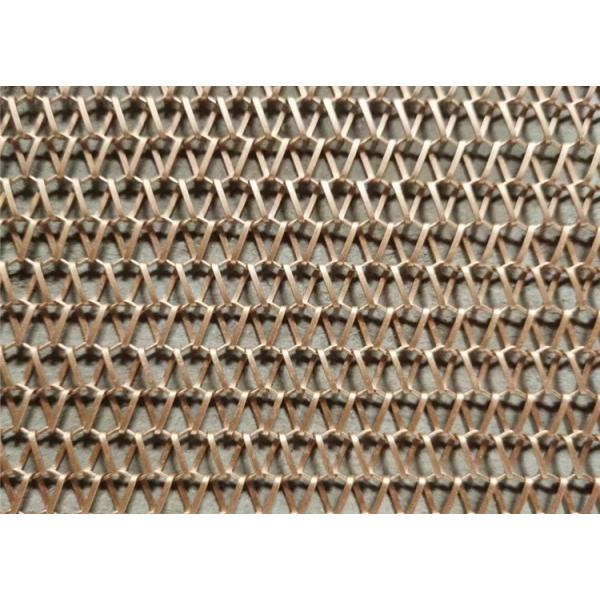 The cabinet door is made of architectural decorative mesh glass and metal decorative mesh