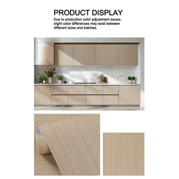 Tech Wood Grain PVC Decorative Film Waterproof Self Adhesive Furniture Surface Wrap