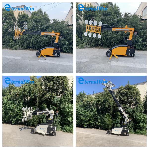 Вакуумный стеклянный подъемник подъемное оборудование с вращением 360 градусов и максимальной нагрузкой 800 кг