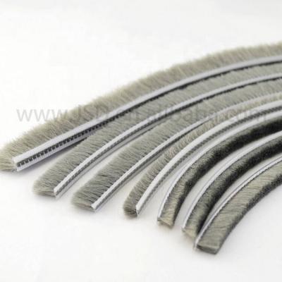 Insectproof  Wool Pile Weather Strip 100% PP Draught Excluder Brush Strip